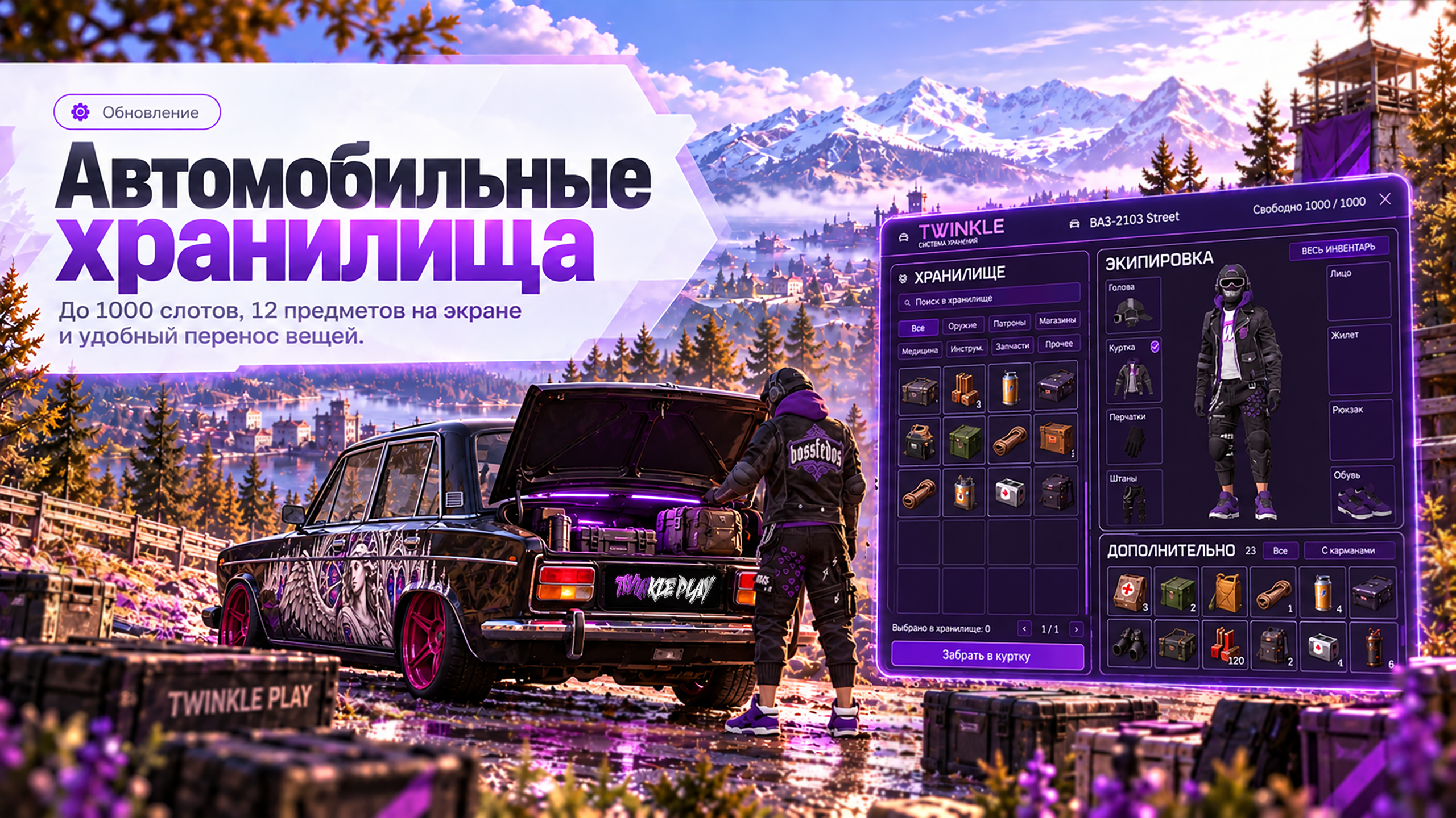 Автомобильные хранилища TWINKLE